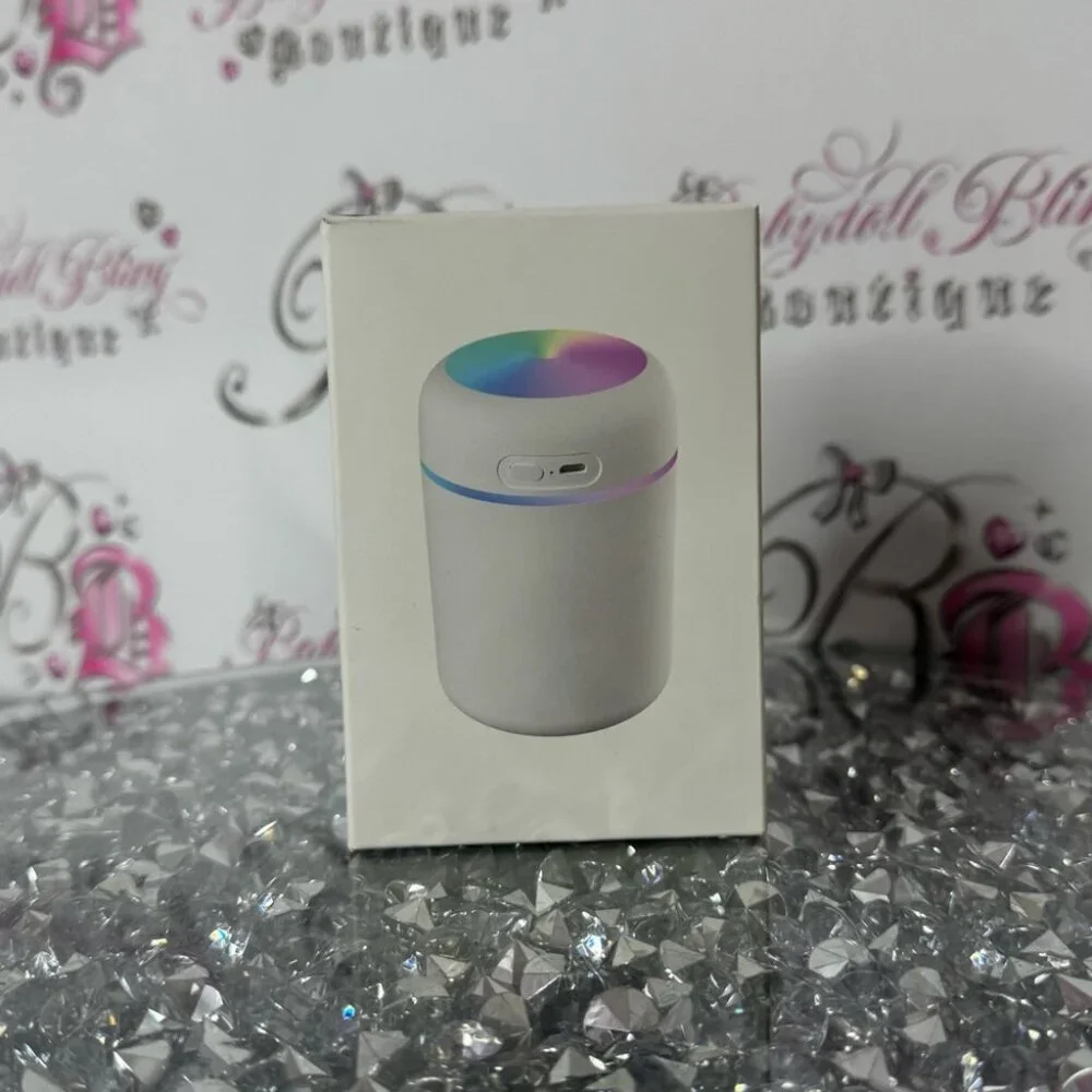 Diffuser mister Grey LED Aroma Diffuser scent light up Colorful lights
